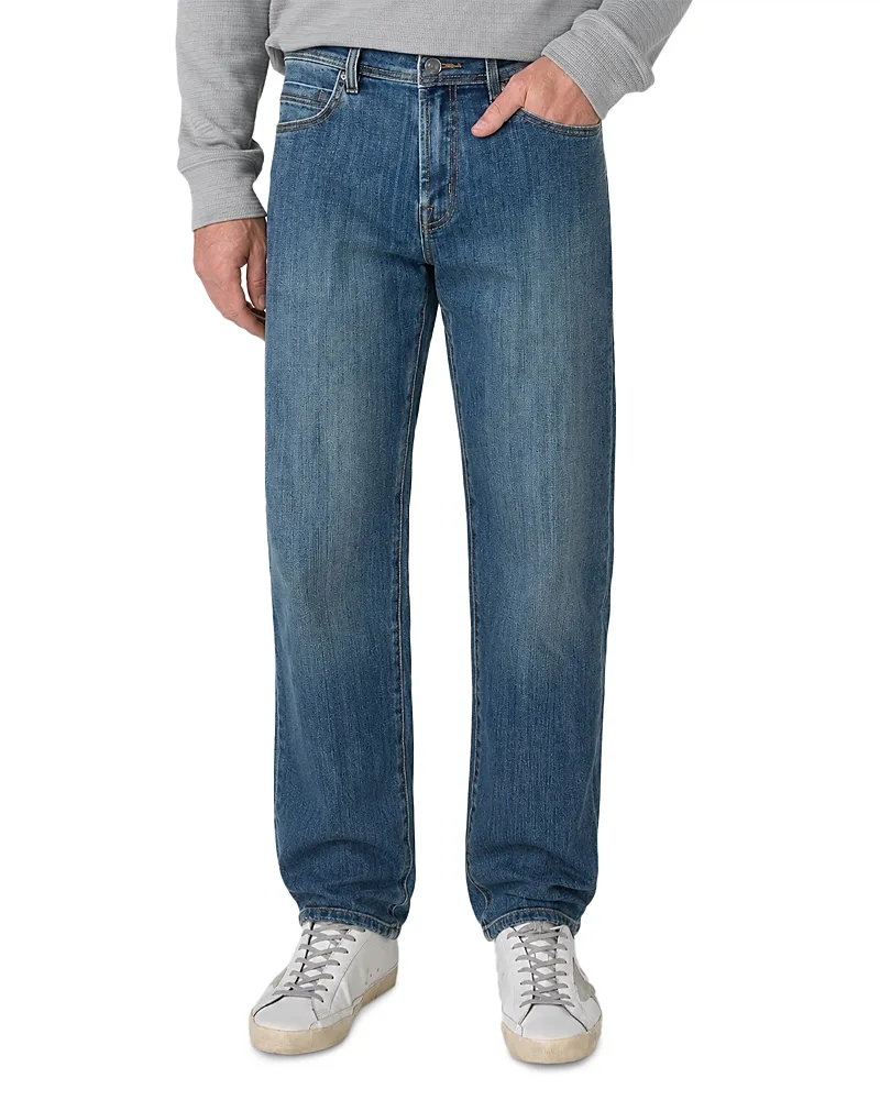 Regent Cotton Stretch Twill Relaxed Straight Fit Pants by Liverpool Los Angeles