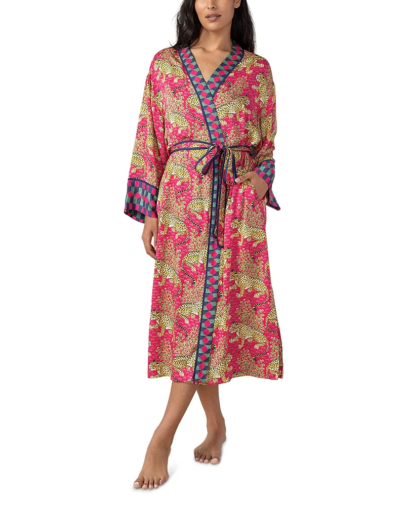 Bagheera Satin Robe by Printfresh