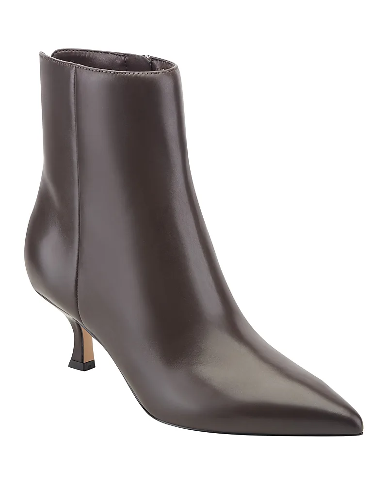 Francy Leather Kitten Heel Ankle Boots by Marc Fisher LTD