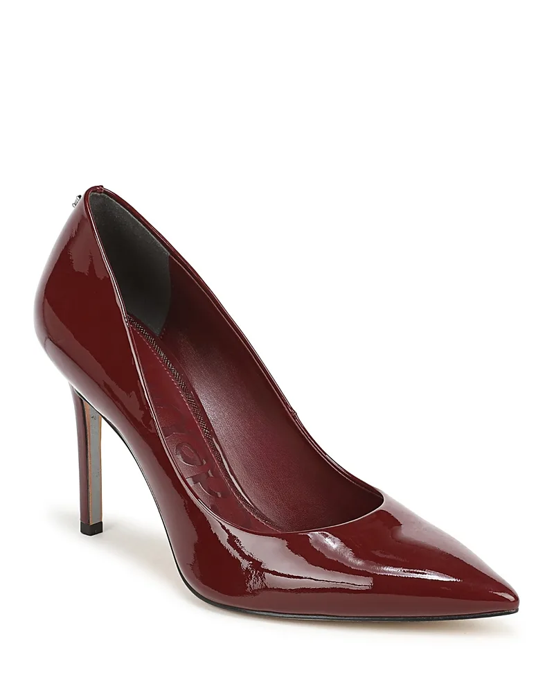 Hazel Pointed Toe Leather Pumps by Sam Edelman