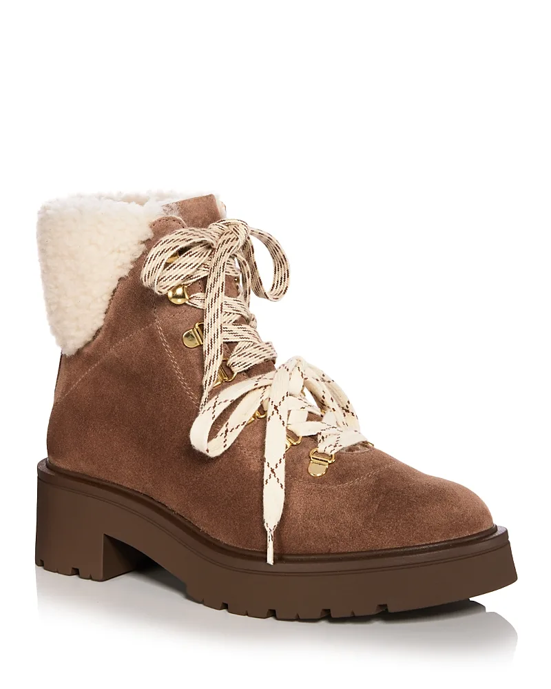 Ren Shearling Ankle Boots by Stuart Weitzman