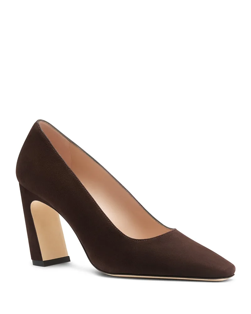 Stassi Suede Pumps by Stuart Weitzman