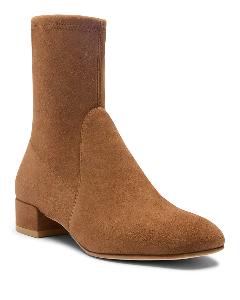 Bacari Suede Ankle Boots by Stuart Weitzman