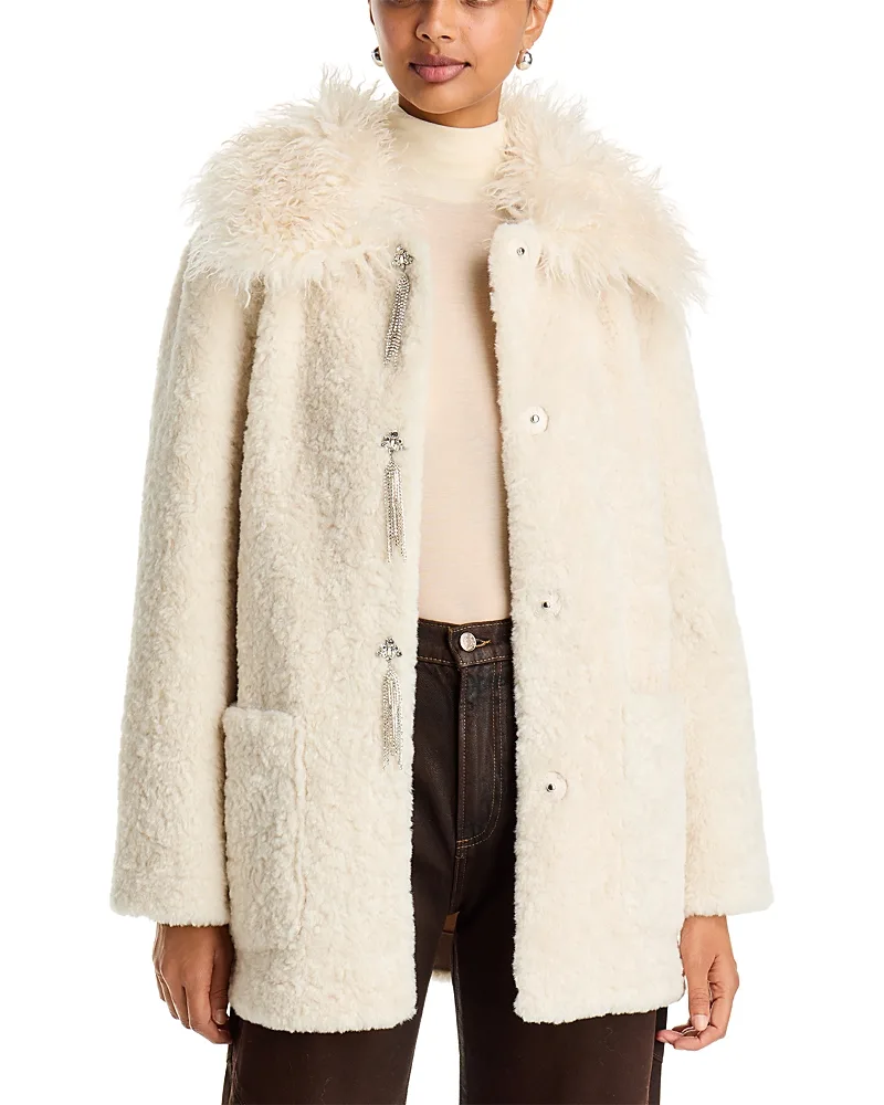 Lorelei Faux Shearling Coat by Kobi Halperin