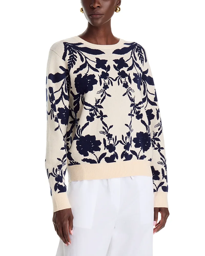 Lyon Printed Crewneck Sweater by A.ren