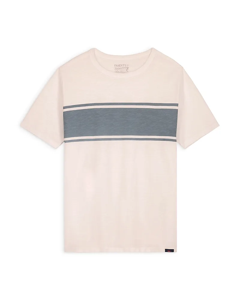 Sunwashed Cotton Tee by Faherty