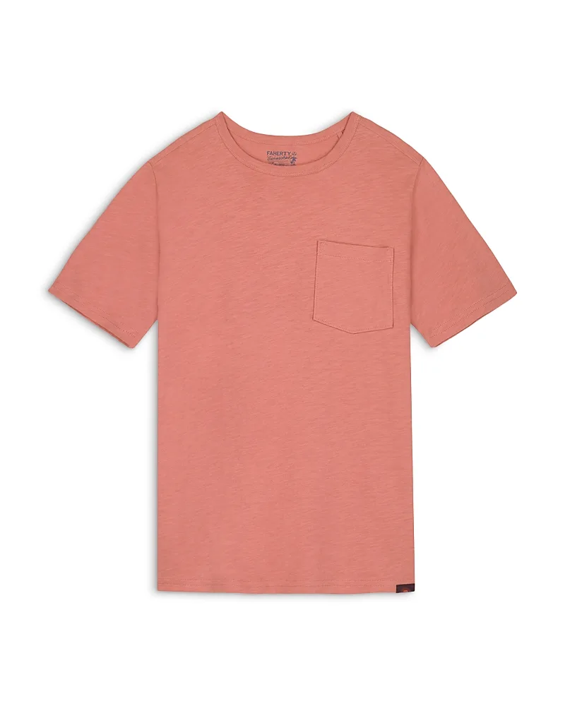 Sunwashed Cotton Pocket Tee by Faherty