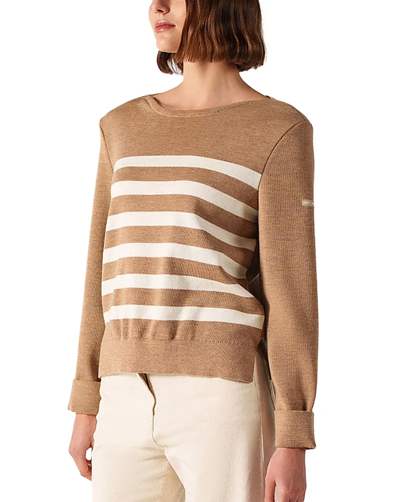 Marseillan Wool Boat Neck Sweater by Saint James