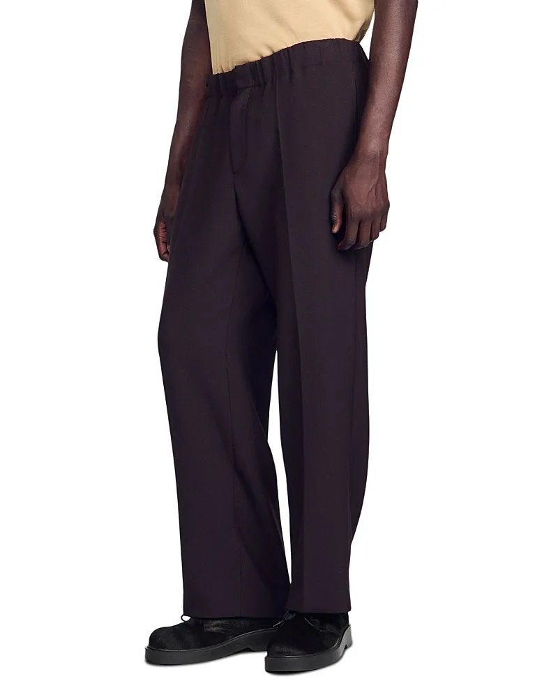 Wide Leg Trousers by Sandro