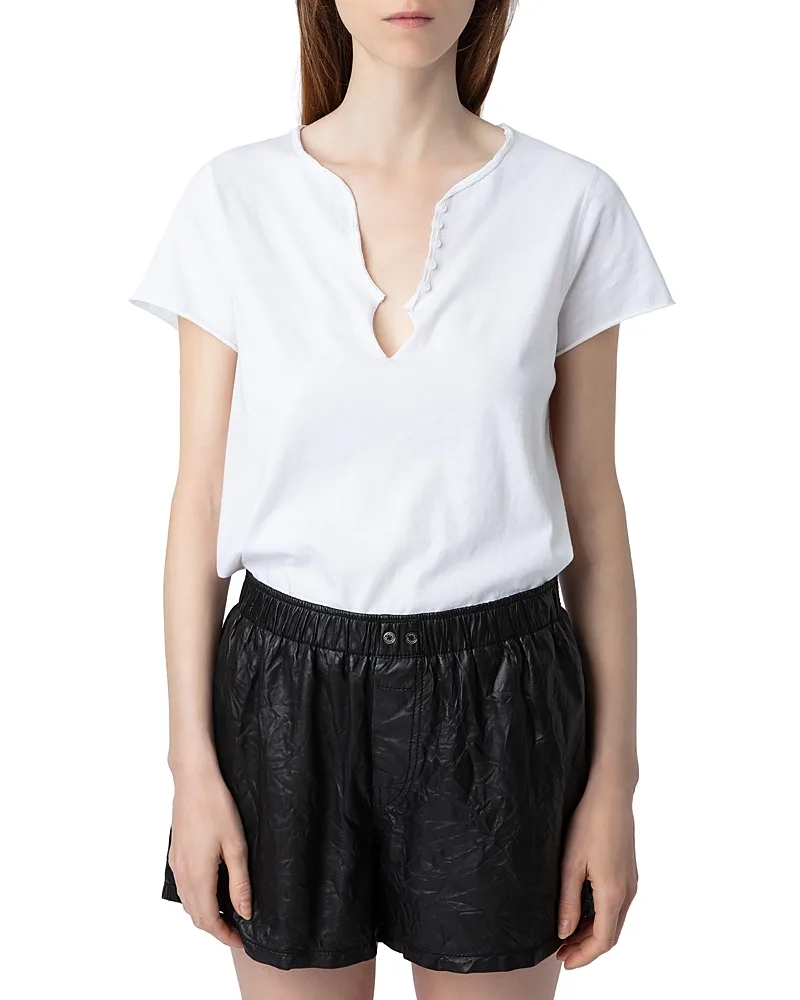 Diamante Henley Tee by Zadig & Voltaire