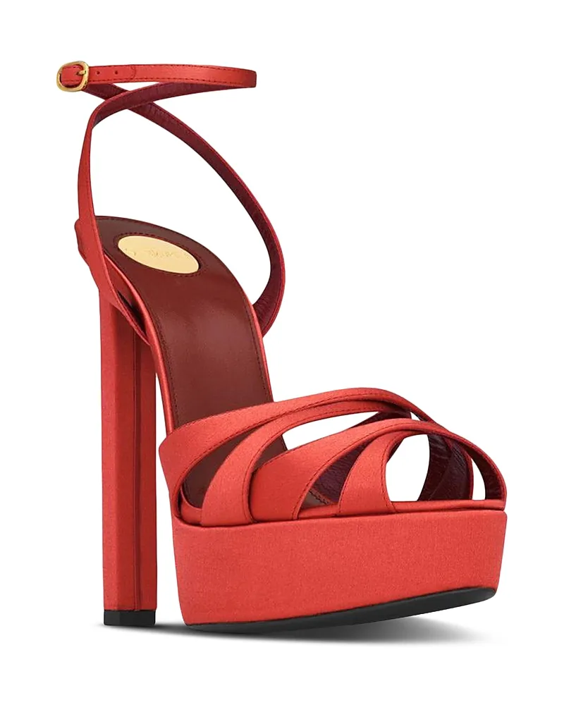 Chandelle Platform Sandals by Saint Laurent