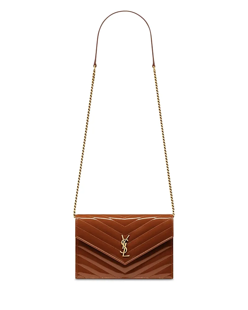 Cassandre Envelope Chain Wallet by Saint Laurent