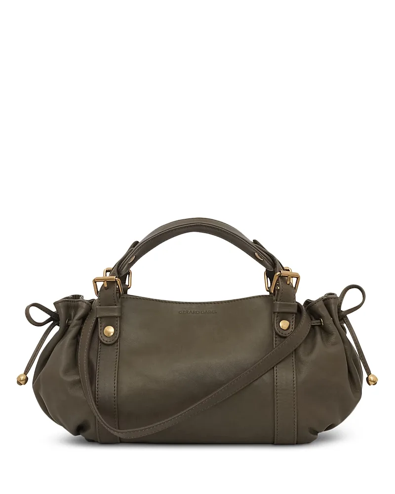 12H Small Leather Handbag by Gerard Darel