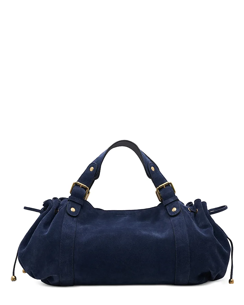 24H Suede Duffel Bag by Gerard Darel
