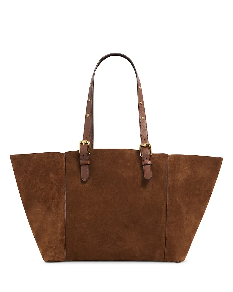 Simple Suede Tote Bag by Gerard Darel