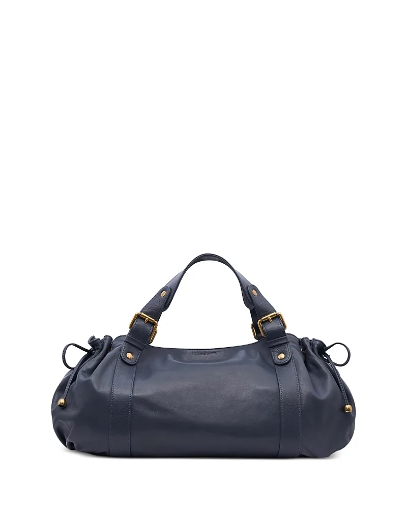 24H Leather Duffel Bag by Gerard Darel