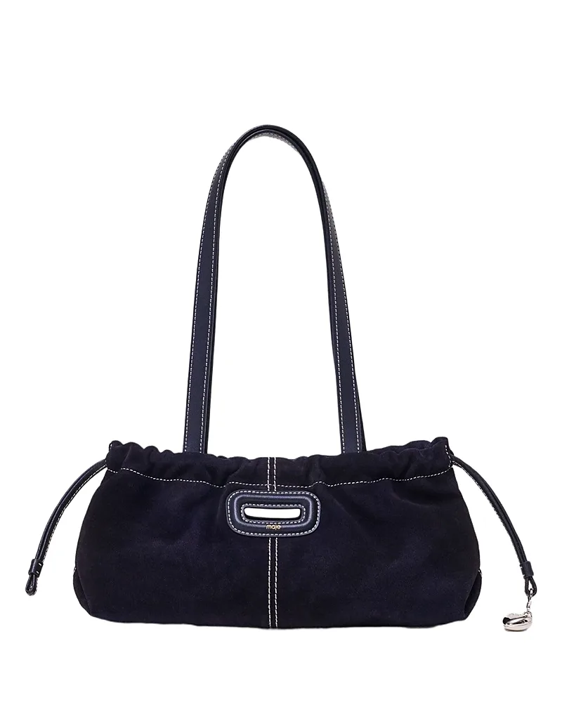 Milpli Gazette Suede Tote by Maje