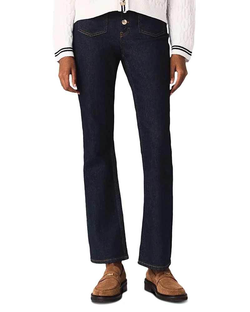 Passionbrut High Rise Straight Jeans by Maje