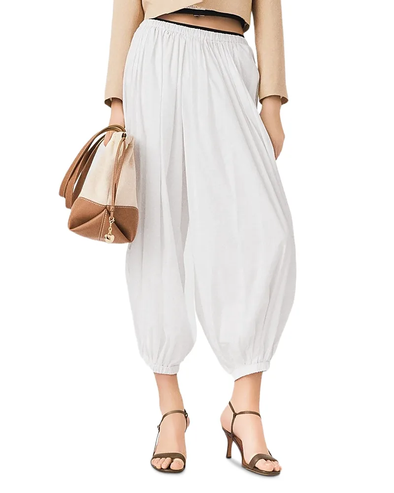 Harem Cotton Trousers by Maje