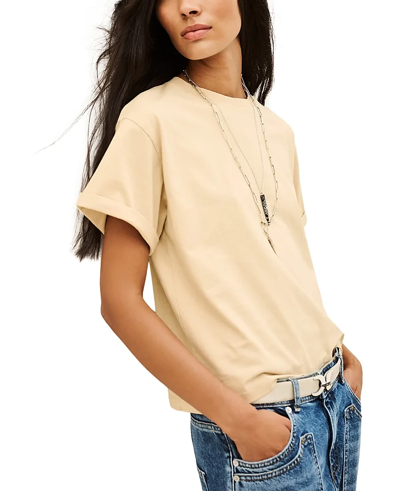 Rosie Crewneck Cotton Tee by Ba & sh
