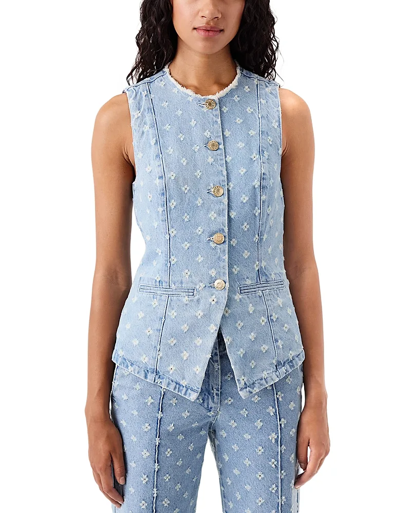Cuarington Cotton Washed Canvas Vest by Tresse