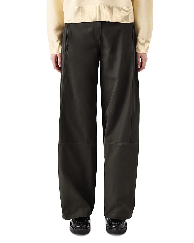 Pesfield Cotton Canvas Cutout Trousers by Tresse