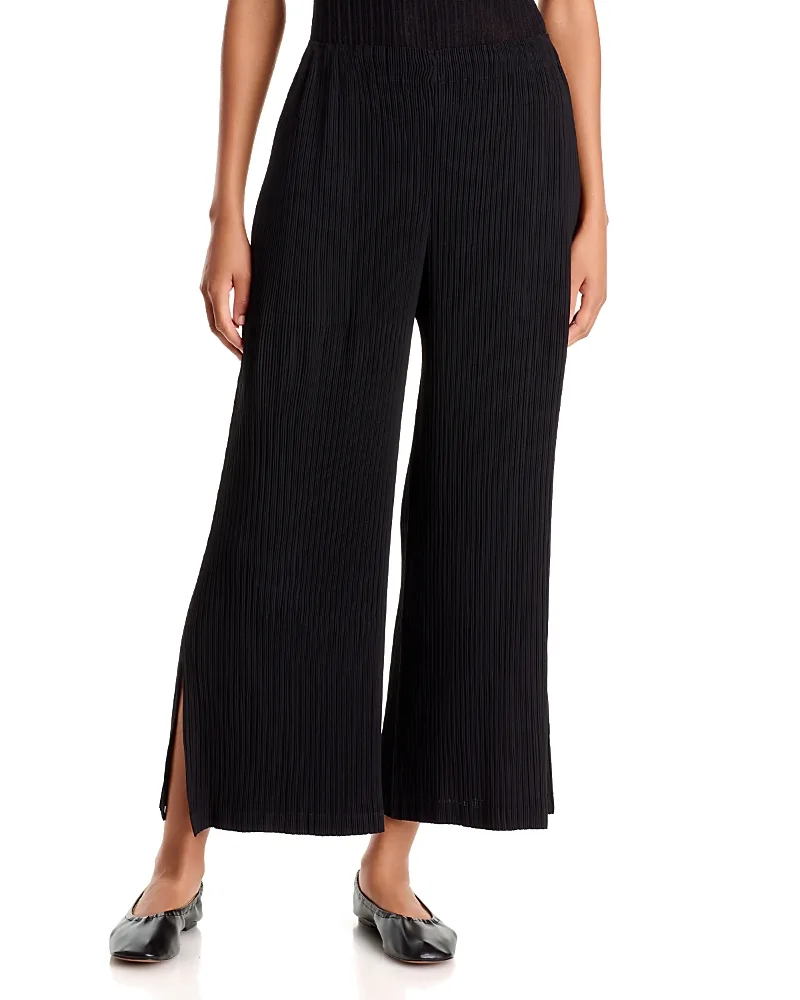 Hatching Wide Leg Pants by Issey Miyake