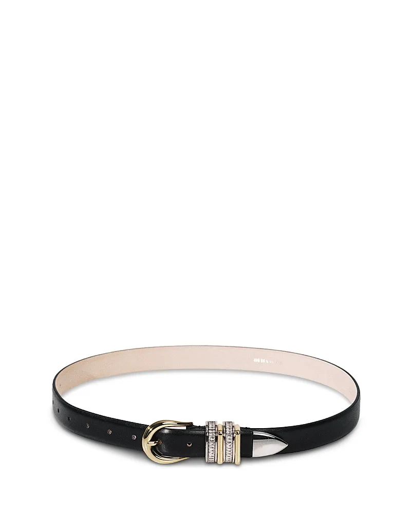 Hollyhock Leather Belt