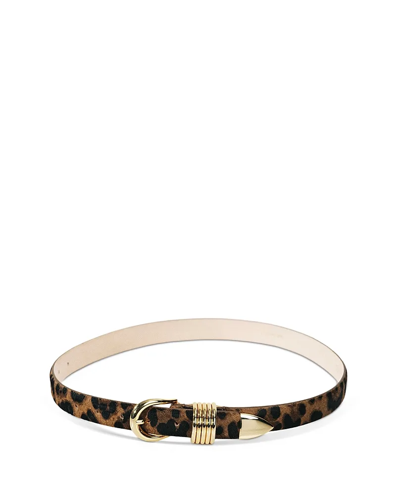 Hollyhock Leather Belt
