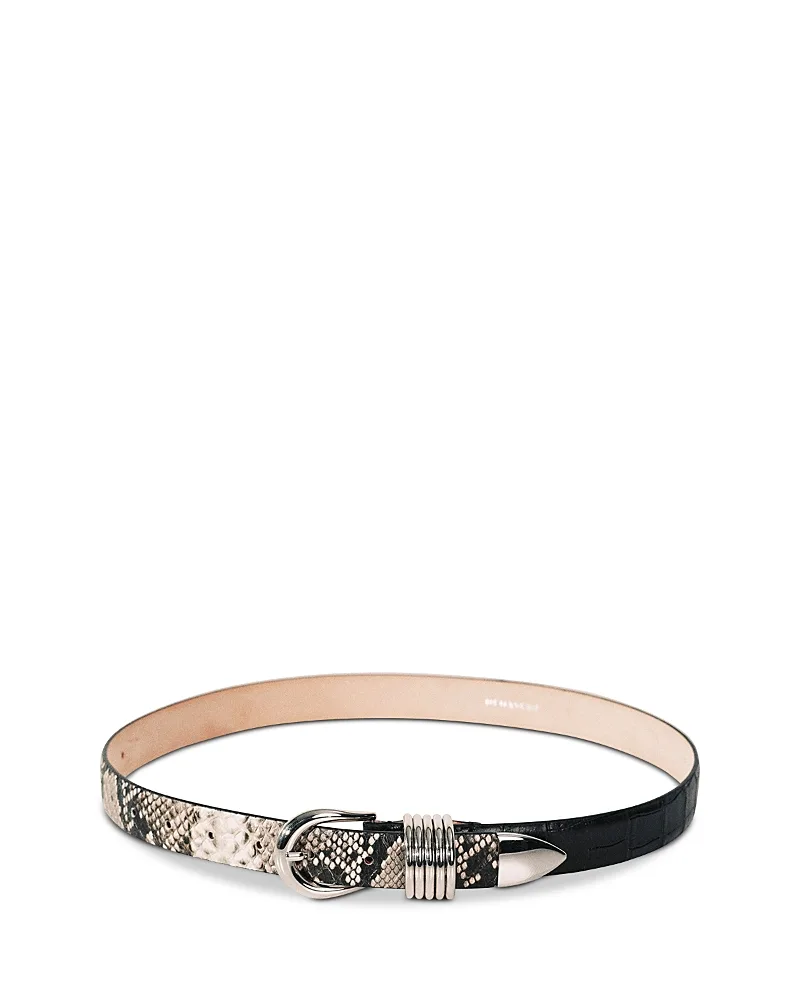 Hollyhock Leather Belt
