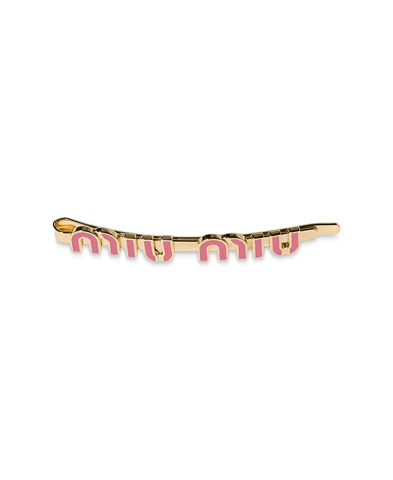 Miu Miu Enameled Metal Hair Clip by Miu Miu