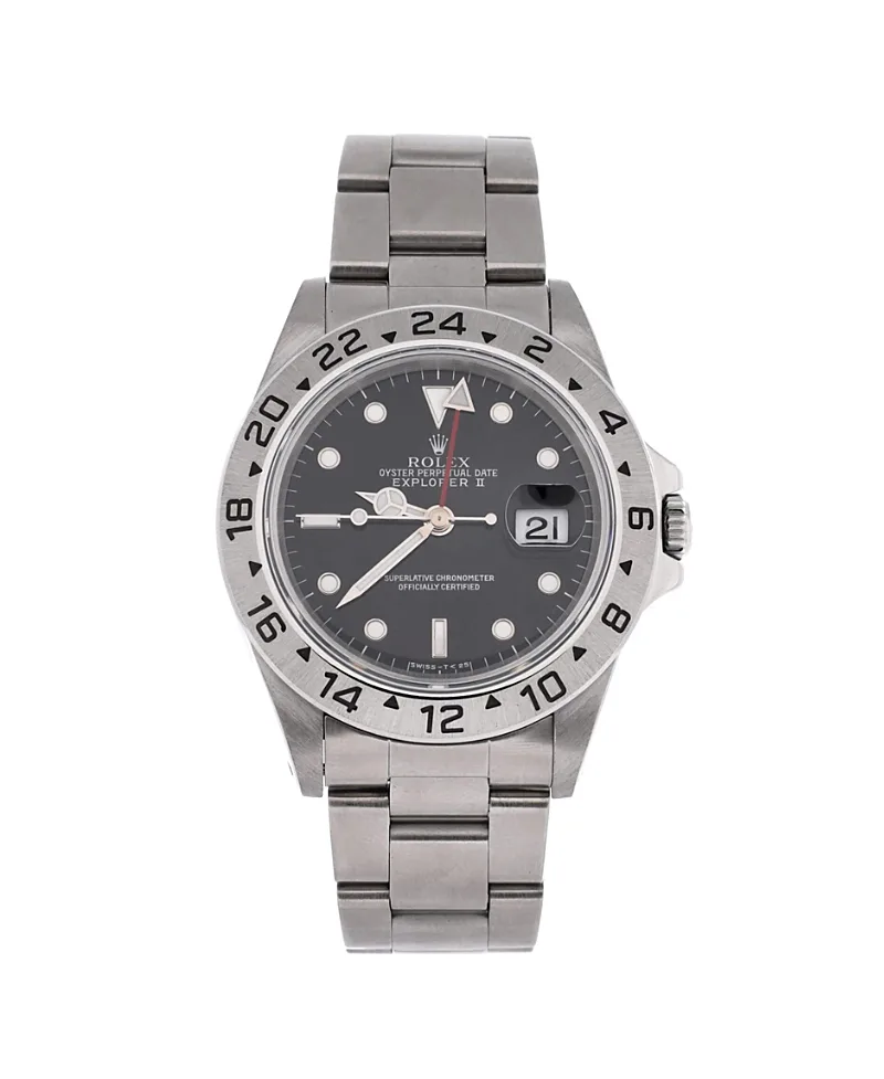 Pre-Owned Rolex Oyster Perpetual Explorer Ii Automatic Watch in Stainless Steel 40mm by Pre-owned Rolex