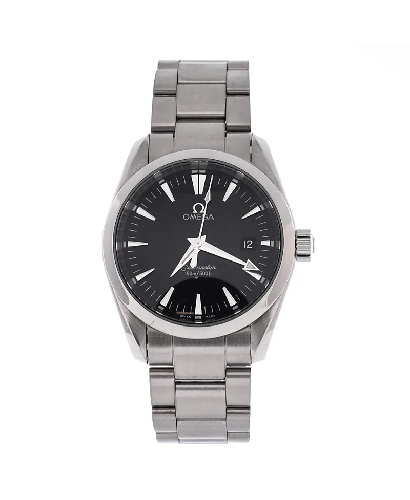 Pre-Owned Omega Seamaster Aqua Terra 150M Co-Axial Chronometer Automatic Watch in Stainless Steel 36mm by Omega