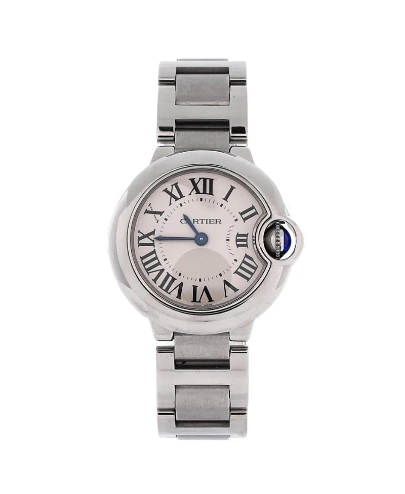 Pre-Owned Cartier Ballon Bleu De Cartier Quartz Watch in Stainless Steel 28mm by Cartier's