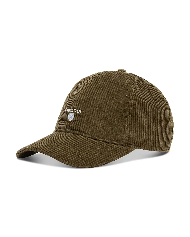 Preston Cotton Corduroy Logo Cap by Barbour