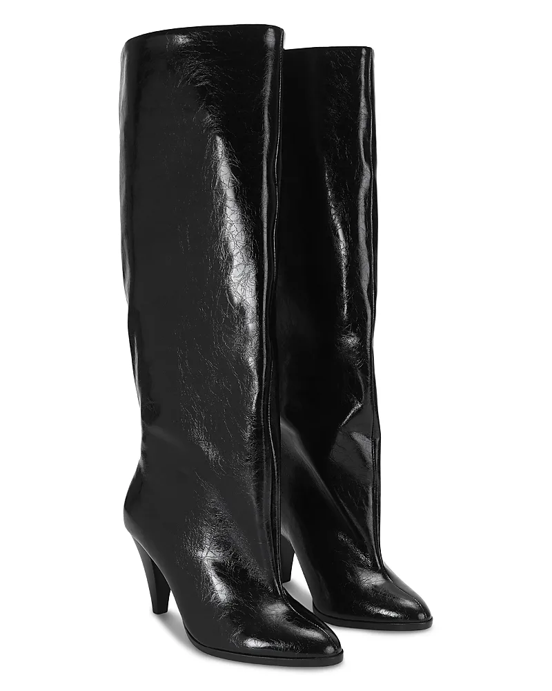 Kurt Geiger London Lambeth Leather Slouchy Knee High Boots by Kurt Geiger