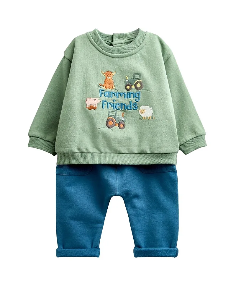 JoJo Maman Bebe 2-Piece Sweatshirt & Jogger Set by bebe