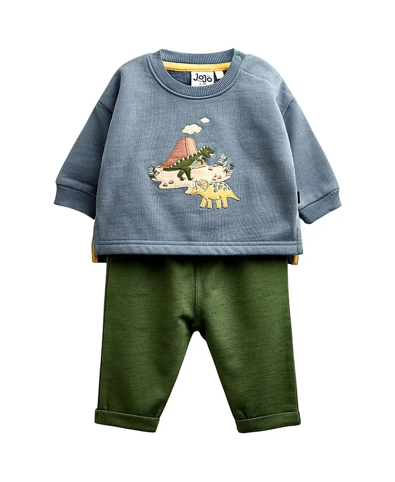 JoJo Maman Bebe 2-Piece Sweatshirt & Jogger Outfit Set by bebe