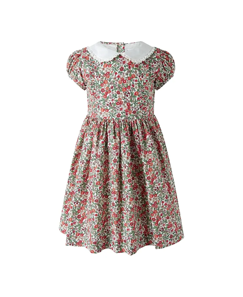 Botanical Frill Dress by Rachel Riley