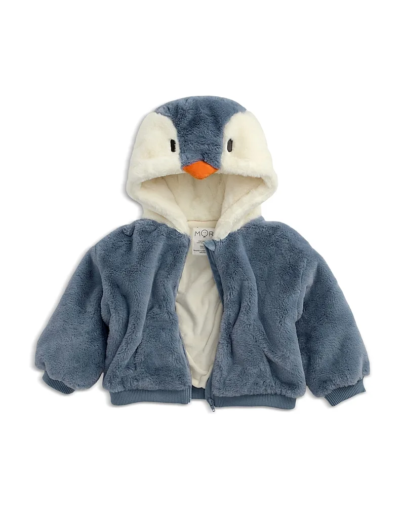 Faux Fur Bear Hooded Jacket by Mori