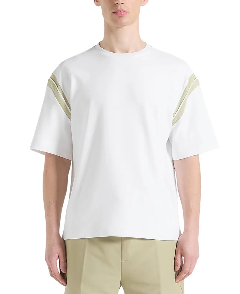 Georges Varsity Cotton T-Shirt by Maniere De Voir