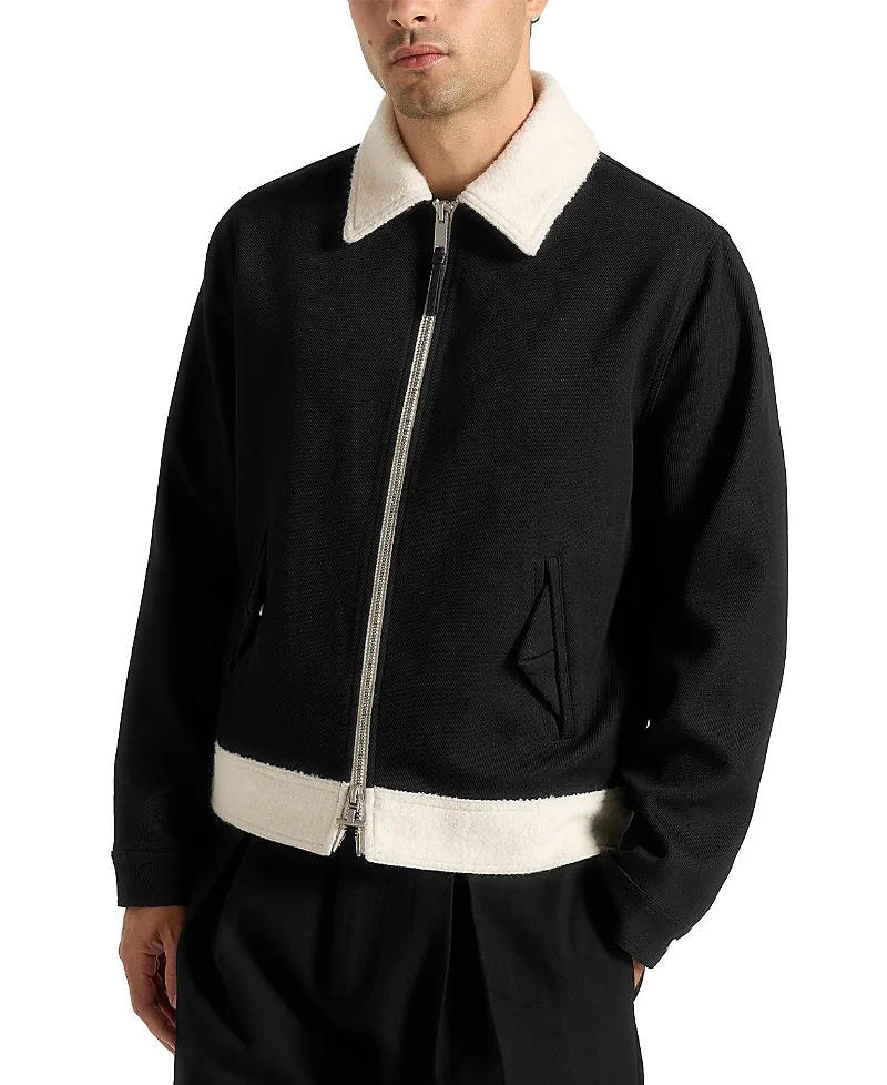 Keith Twill Contrast Jacket by Maniere De Voir