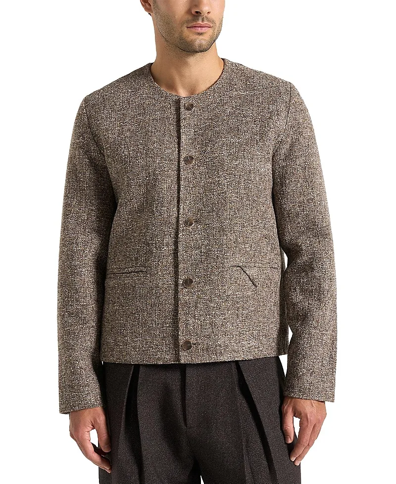 Melvin Textured Jacket by Maniere De Voir