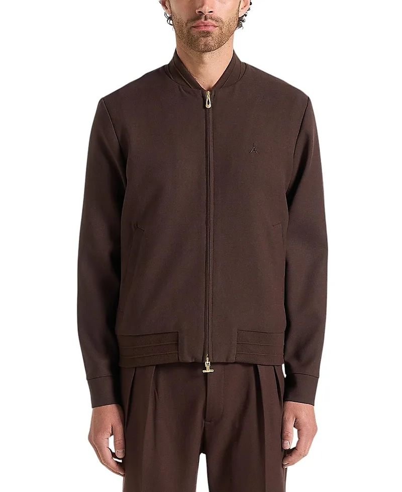 Sami Tailored Wool Blend Bomber by Maniere De Voir