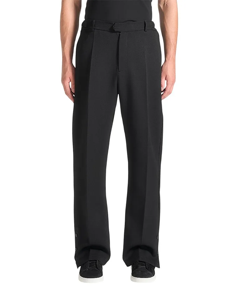 Boris Relaxed Fit Tailored Button Cuff Trousers by Maniere De Voir