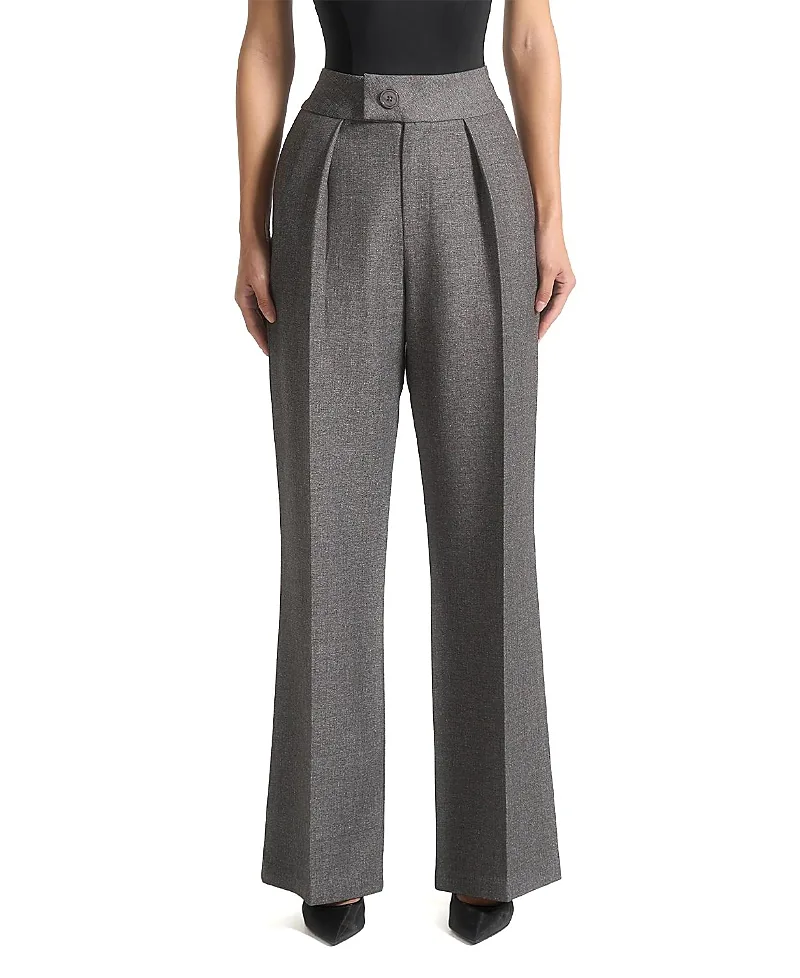 Elsa High Waisted Tailored Trousers by Maniere De Voir
