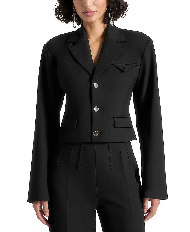 Prisca Tailored Cropped Blazer