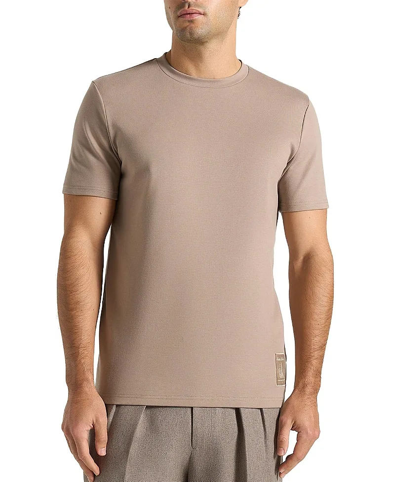 Ts008 Regular Fit Cotton T-Shirt by Maniere De Voir