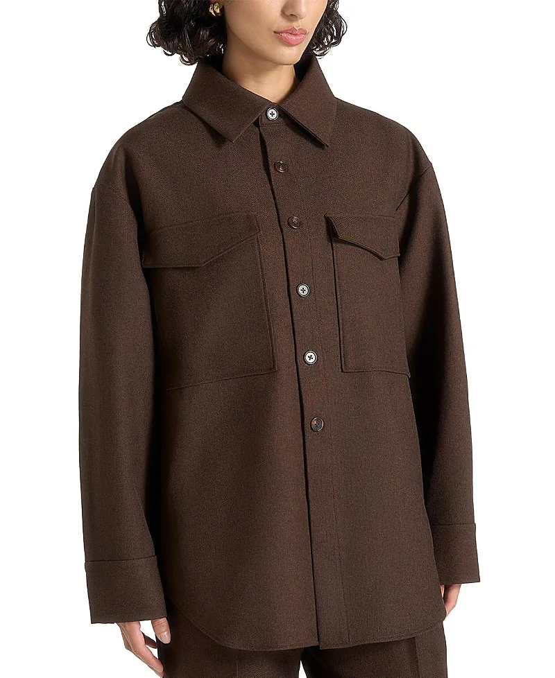 Joy Relaxed Fit Oversized Shirt by Maniere De Voir