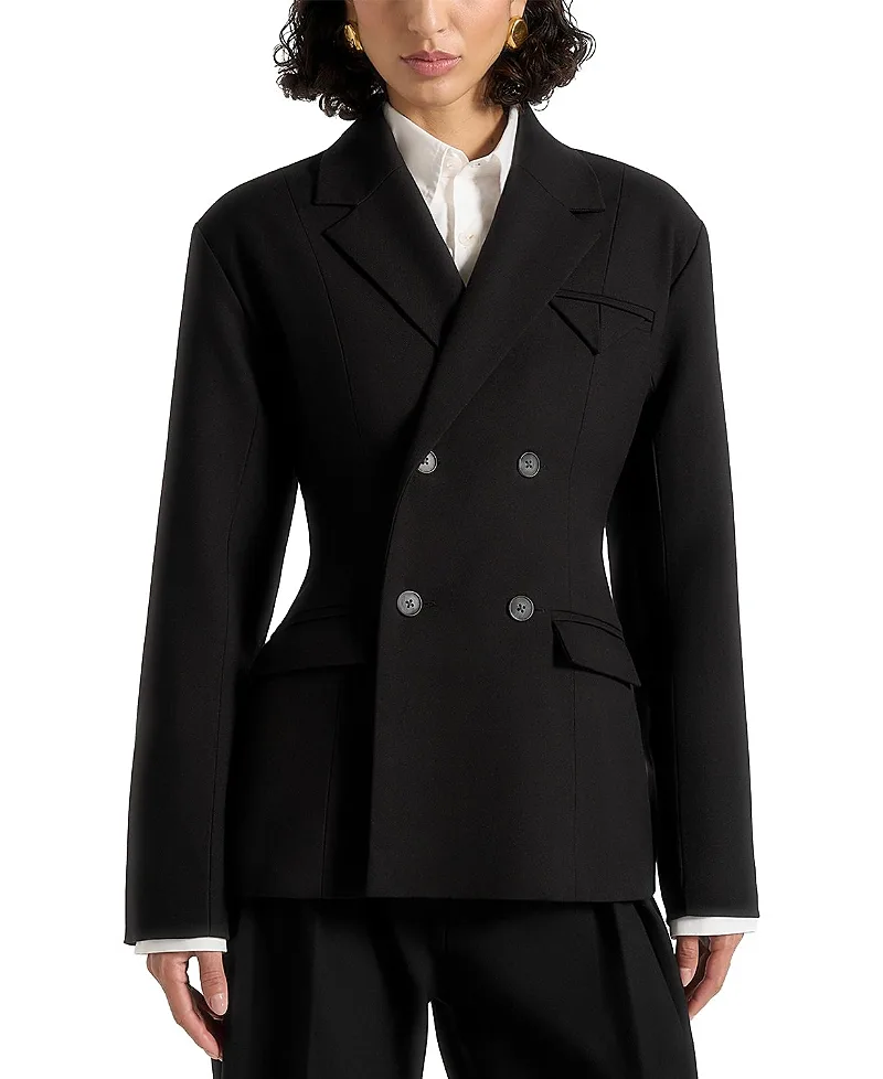 Maia Double Breasted Blazer by Maniere De Voir